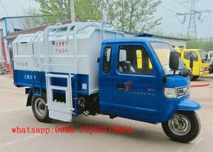 China QUALITY Material chinese mini garbage truck 3-wheel 22hp 5cbm small trash trucks for sale on sale