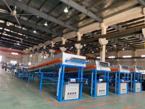 China Electric Copper Cable Coiling Machine , Automated Copper Wire Tinning Machine on sale