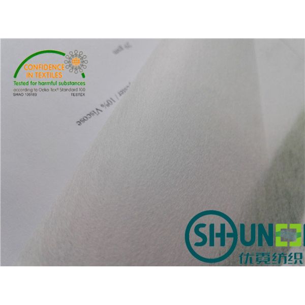 Polyester Mixed Viscose Non Woven Sew In Interlining for Garments1000-1