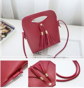 China Ready To Ship Promotional Shopper Purses Lightweight Clutches Small Cross body Bag Magnetic Lock Tassel Coin Purses wholesale