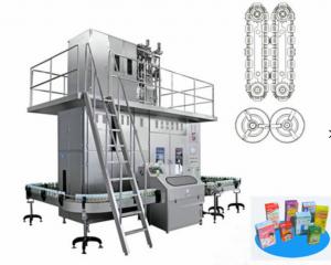 China UV Aseptic Carton Filling Machine Milk Packaging 2000 BPH Machine wholesale