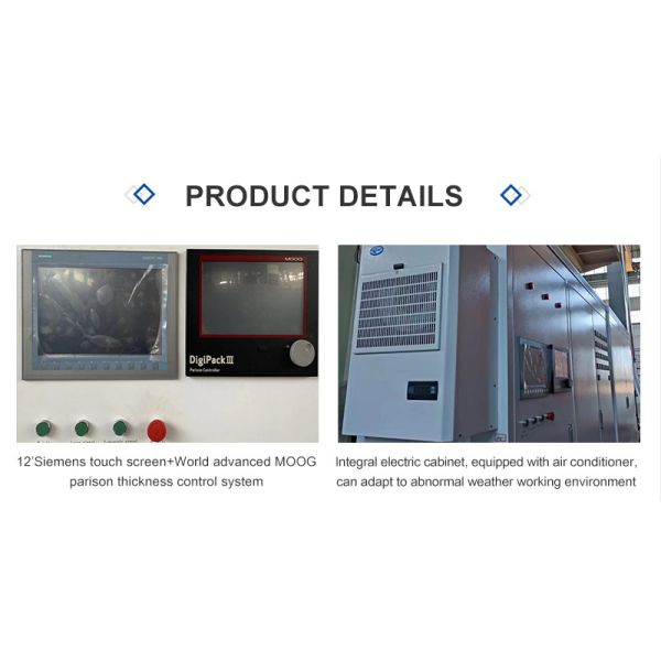 HUAYU 3000L 3Layers Blow Moulding Machine Output Multi-Layer Technology for Large Plastic Components at 8-20pcs/h Productivity