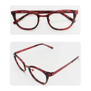 Buy cheap optical glass , Accetate,Red+Black,eyewear frame，full frame，lady style from wholesalers