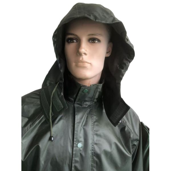 Polyester Waterproof Security Guard Uniform Tactical Training Raincoat