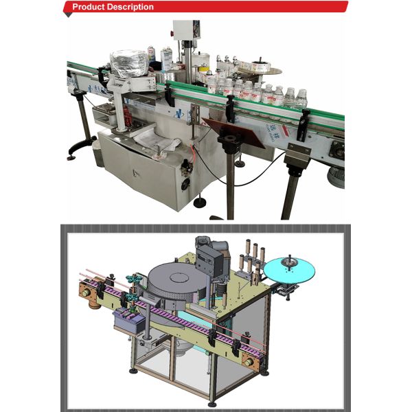 Machinery Industry Equipment Beverage Bottle Automic Glue Applicator Labeling Machine