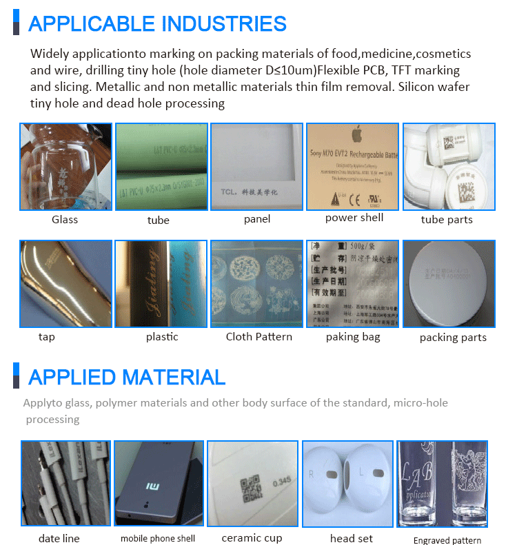 70*70mm UV Laser Cutting Machine EZCAD System 3W Fiber Laser Engraver