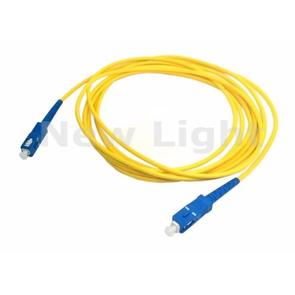 3 Meter SC TO SC Fiber Patch Cord , Simplex Single Mode Fiber Jumpers For Network