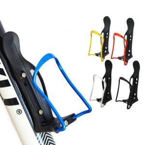 China Alloy Aluminum Bike Basket Water Bottle Holder Cycling Rear Saddle Mount Holder Bracket wholesale
