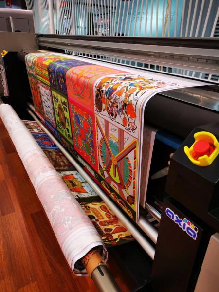 Quality Flags Digital Textile Printing Machine Printing Head 1400dpi Max Resolution for sale
