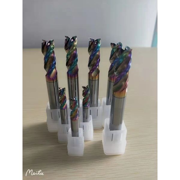 3 Blade Uncoated Tungsten Steel End Mill CNC Tool Alloy Knife 55 Degree