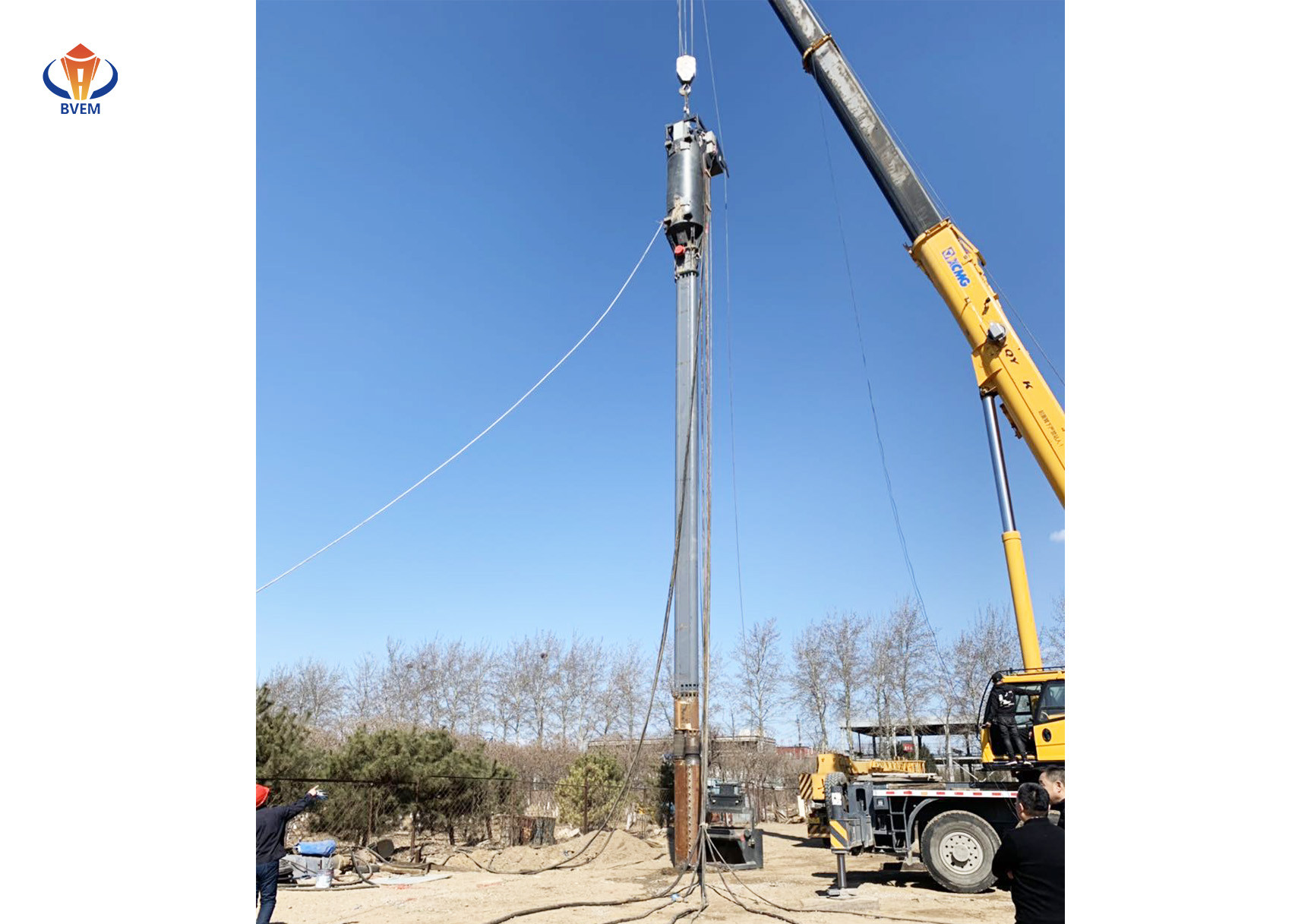 China Electrical bottom feed vibroflot equipment BJZC-V400-180 used for dry method vibro compaction wholesale