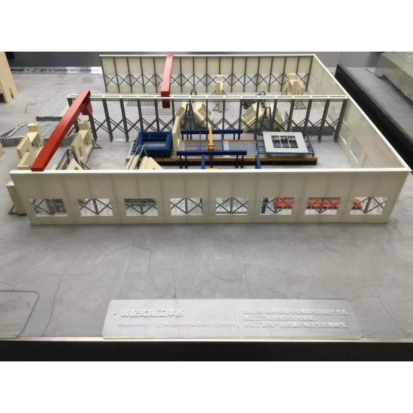 Prefabricated Building Scale Models 1:150 Construction Site Model Architecture