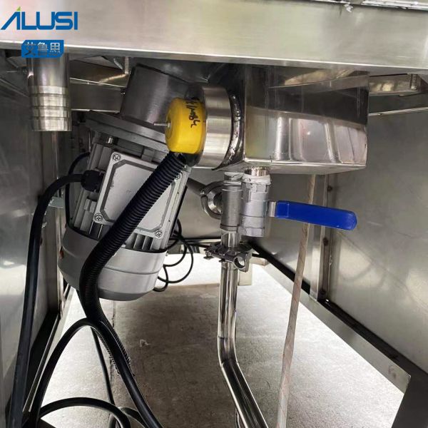 50L Hydraulic Lift Vacuum Emulsifier Mixer Machine Cream Lotion Mixing Equipment