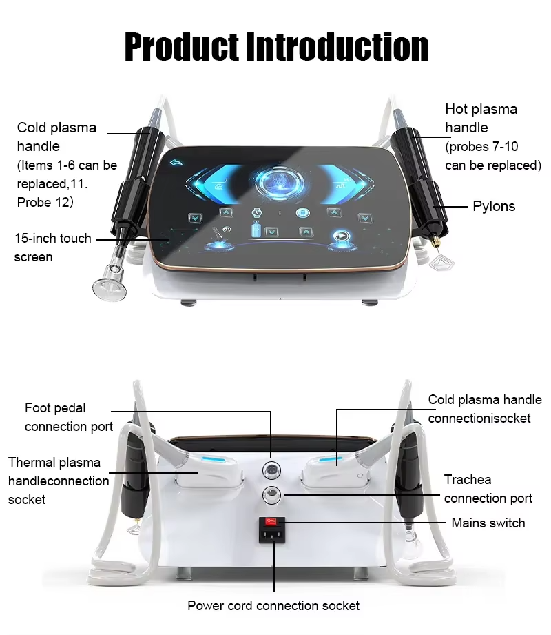 Acne Removal Wrinkle Scar Eyelid Lift Cold Plasma Machine