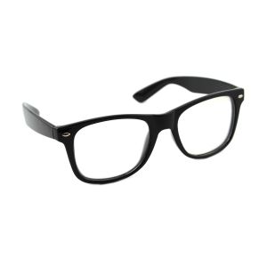 Plastic 3D Diffraction Glasses With Fireworks Lens Classica , Black