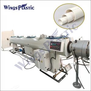 China PVC Pipe Extruder Machine Conical Twin Screw Pvc Pipe Machine PVC Pipe Extrusion Line wholesale