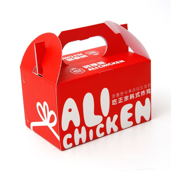 Custom Recycled Box Chips Disposable Fast Food Roast Take Away Box For Resataurant
