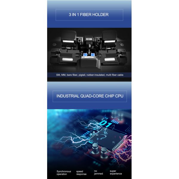 Automatic Fusion Splicing Machine , 7800Ah Fiber Optic Fusion Splicer