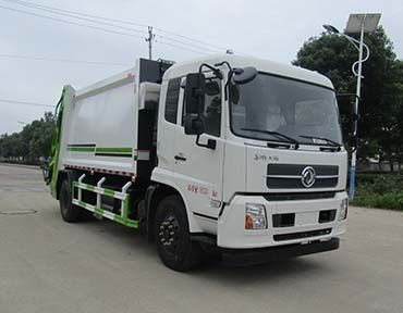 8CBM 7470kg Garbage Disposal Truck Dongfeng Waste Compactor Truck