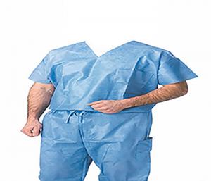 China Navy Blue Surgical Scrub Suits , Hospital Nurses Scrub Suit Uniform Short Sleeve wholesale