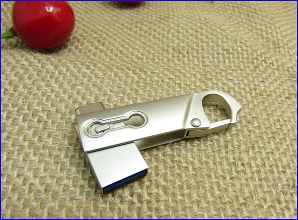 Full Metal Twister Usb 3.1 Type C Flash Drive with Buckle easy to carry