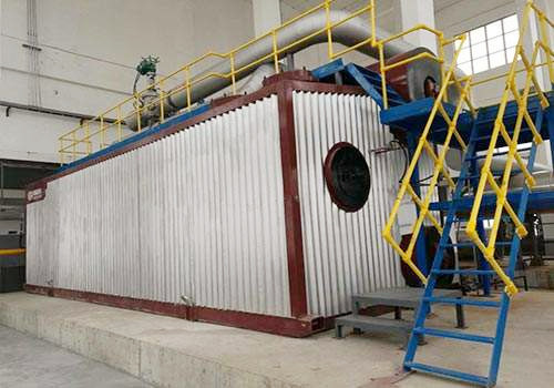 Power Station Coal Fired Hot Water Boiler 17.5MW 130℃ Double Drum Circuit