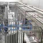 Industrial 500 Litre Milk Pasteurizer , Uht Pasteurization Machine