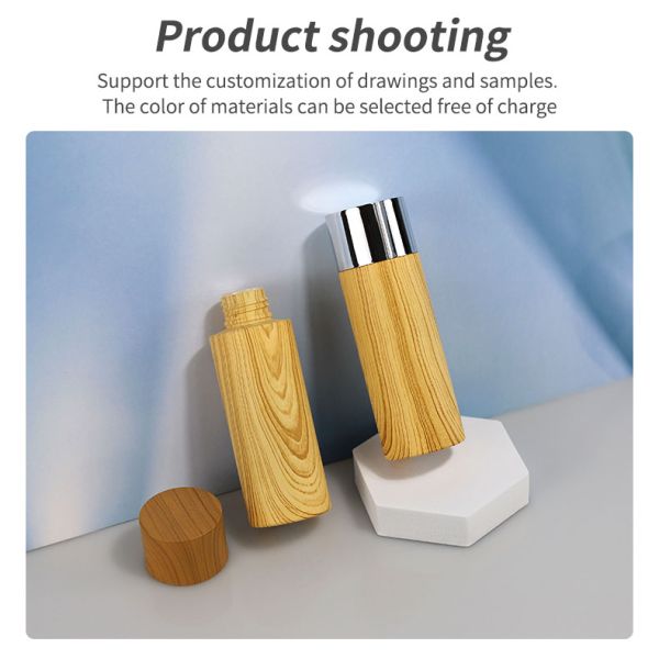 PET 100ml Empty Plastic Bottle Luxury Cosmetic Lotion Container With Pump Sprayer