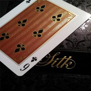 China Plastic Gold PVC Playing Cards Gold Foil Poker Golden Poker Card on sale