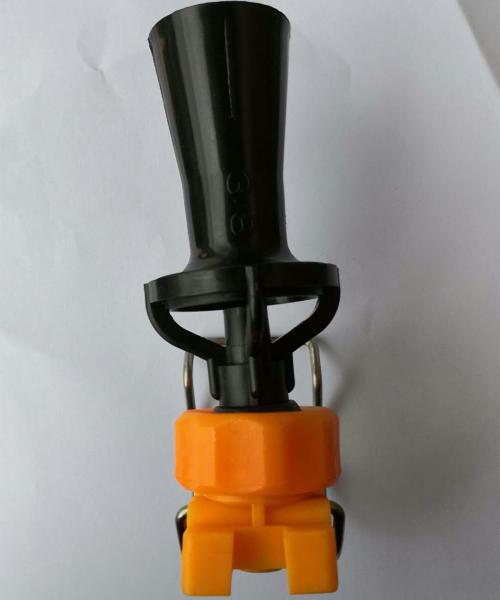 Quality PP Adjustable Ball Clamp Spray Nozzle With Mixed Eductor Nozzle for sale