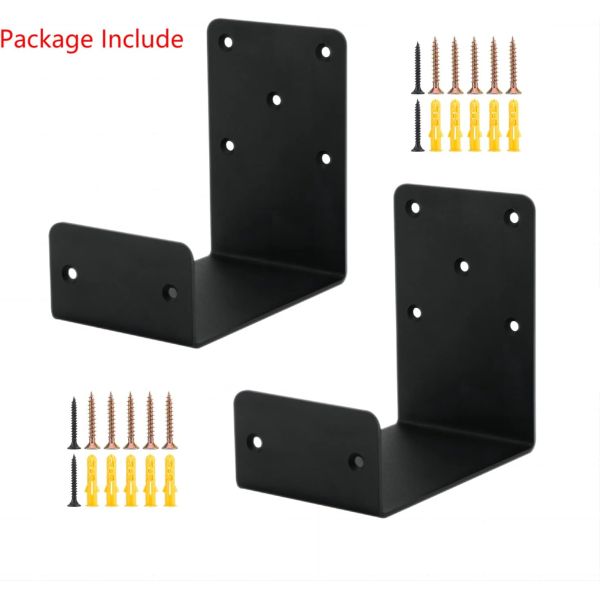 Standard Heavy Duty Mantel Brackets Steel U-Shaped Beam-Style Fireplace Shelf Support