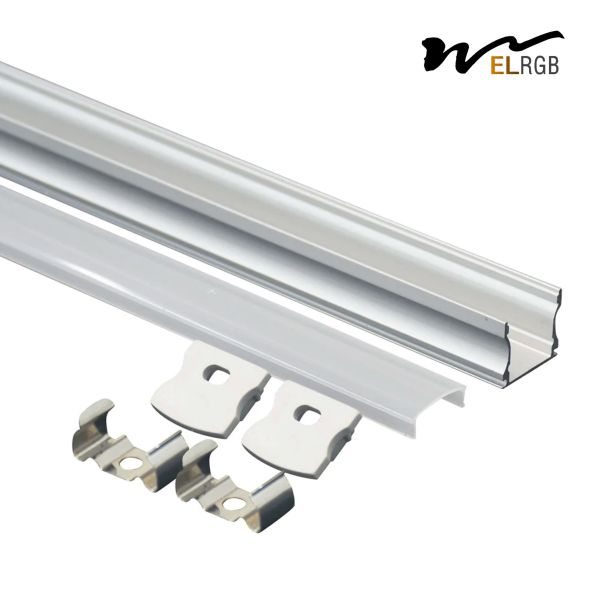 17x4mm Led Aluminum Channel Profile Curved Bendable Led Strip Light Profile