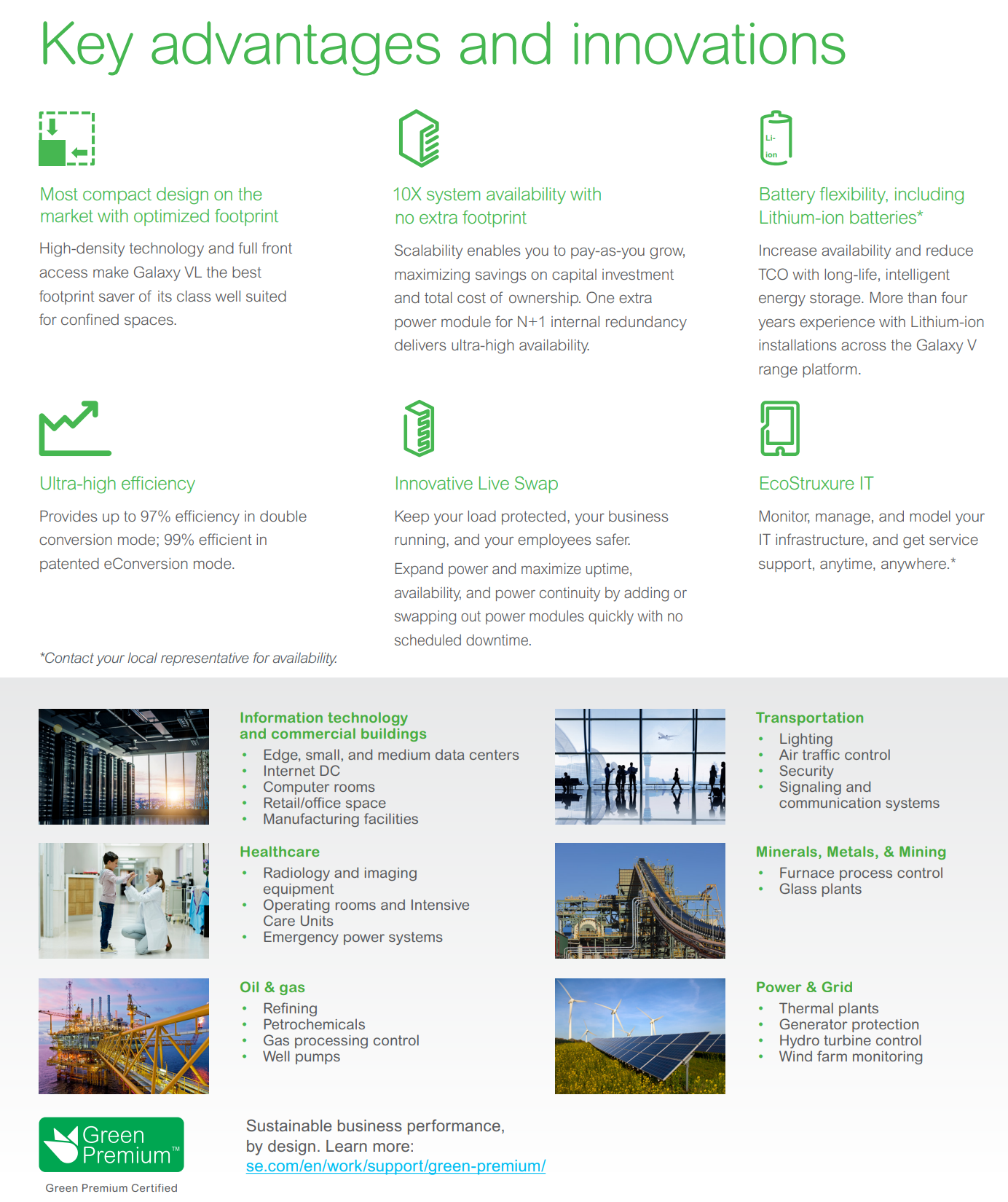 APC Data Center And Facility 3 Phase Galaxy VL UPS Scalable 200 To 500kW 400/480V