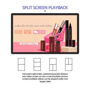 Smart Vertical LCD Touch Screen Retail Store Digital Signage in Different