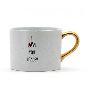 China White Mug Gold Handle Crockery Mom Mug Ceramic Coffee Mug For Mothers Day Cup Make Tea on sale