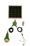 Portable Remote Controller Led Solar Power System 435lum Dimmable