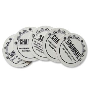China Waterproof Promotional Drink Coasters Round Shape With ISO FDA Approved wholesale