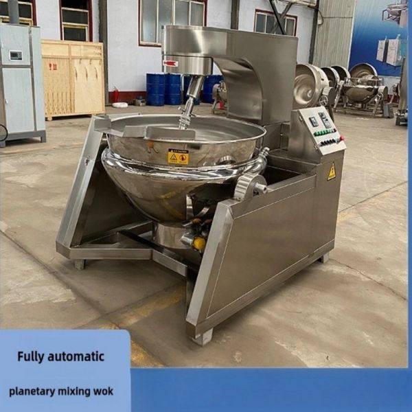 High Temperature Resistance 200L-500L Cooking Pot Jacketed Kettle Planetary