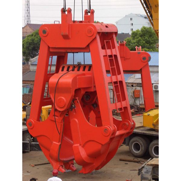 Heavy Duty NM400 Mechanical Grab Bucket 2 Peel Dredging Clamshell Material Bulk Cargo