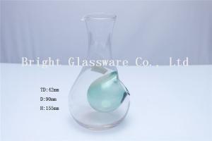 small blown glass wine decanter glass water bottle cheap
