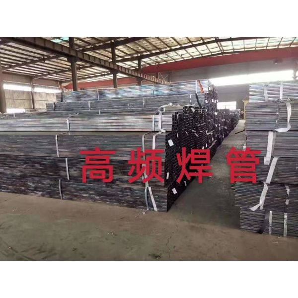 Structure Hollow High Frequency Welded Pipe Fire Protection Flat End Durable