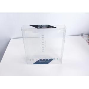 China PET Small Frosted PVC Perfume Plastic Folding Boxes wholesale