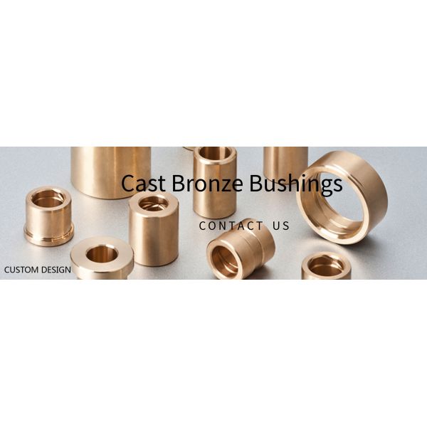 Continuous Cast Bronze SAE 660 C932 Sleeve Grooved Bushings Stock Sizes