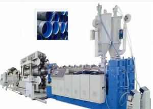 China PVC Twin Screw Extruder , PVC Double Wall Corrugated Pipe Making Machine wholesale