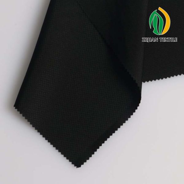 Ocean Recycled Diamond Jacquard Recycled Polyester Fabric for garment