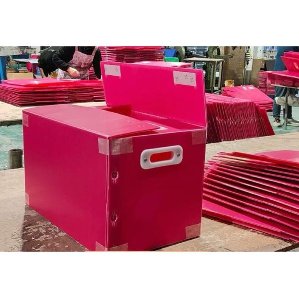 Customized Corrugated Plastic Storage Boxes Printable PP Corrugated Box Stackable
