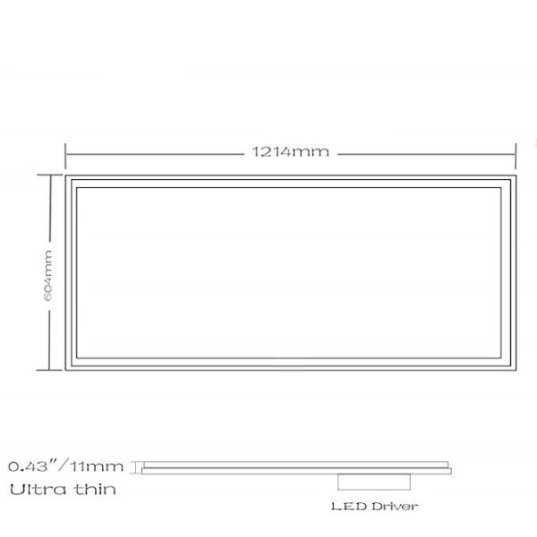 Square 36W Suspended Ceiling Lights 600x600 , Flat Panel Ceiling Lights Ultra Thin