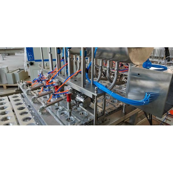 Tray Sealing Machine Sealing Machine Cutter Package Packing Box Heat Sealer Food Map Table Skin Pack Tray Sealing Machine