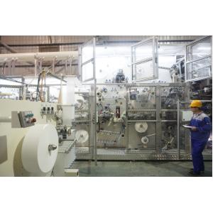 China HMI Interface Touch Screen 280mm Sanitary Napkin Automatic Machine wholesale