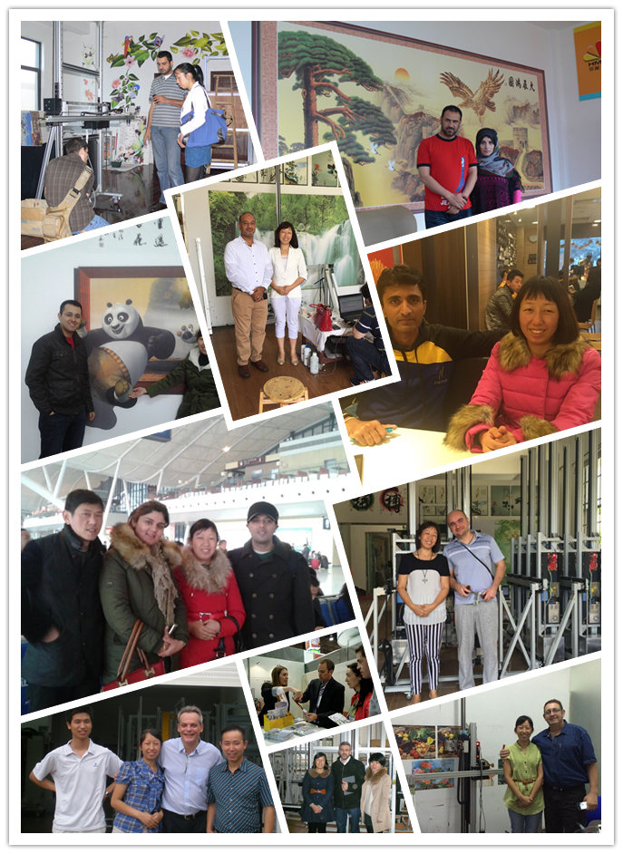 Touch Screen 3D Photo Wall Printing Machine , Large Format Vertical Printing Machine